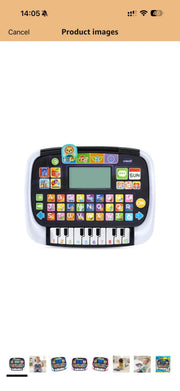 Rivojlantiruvchi planshet VTech Little Apps, yoritgichli, ko'k, 1+ yosh