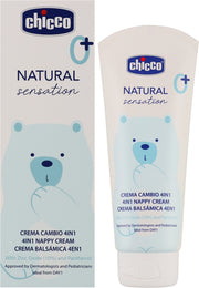 Защитный крем под подгузник 4 в 1 с цинком и пантенолом Chicco Natural Sensation 100 мл