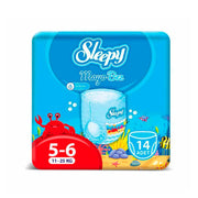 Sleepy Swimming Pants suzish tagligi 5-6, 11-25 kg, 14 dona