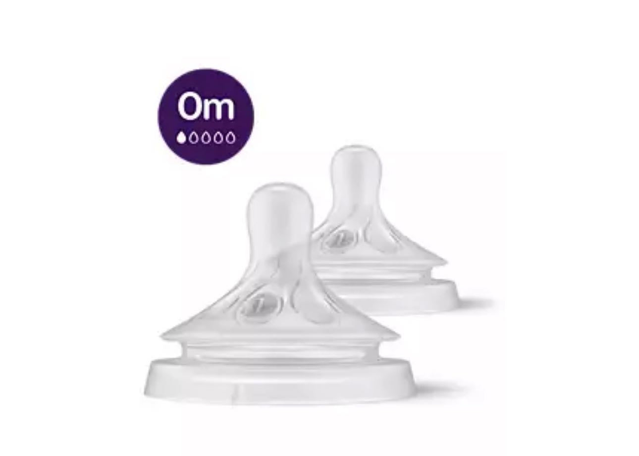 Philips Avent соска 0+ для бутылочки медленный поток 1 шт