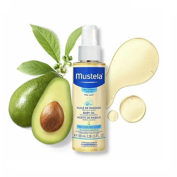 Масло детское Mustela Bebe массажное с авокадо 100 мл