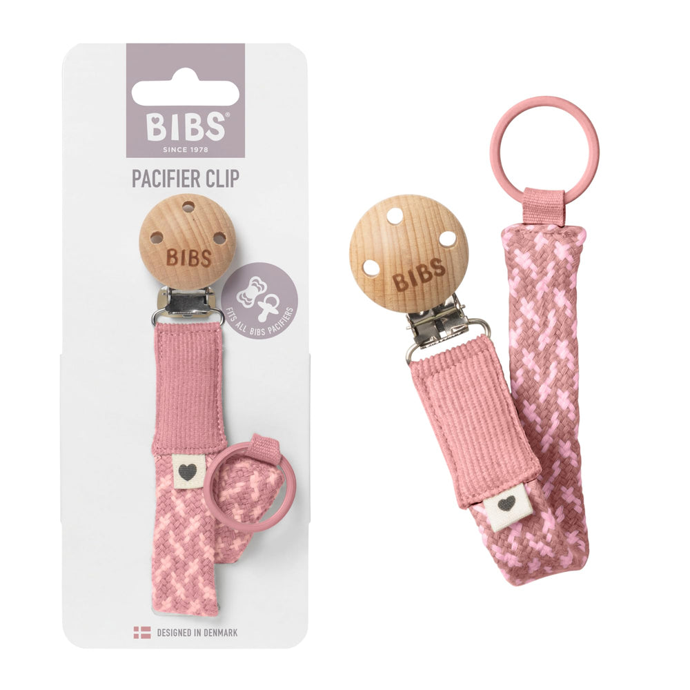 Держатель для пустышки BIBS Braided плетёный, хлопок