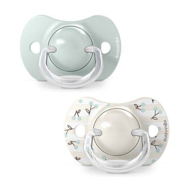 Пустышка Philips Avent Suavinex Birdies 0-6 месяцев 2 шт зеленая