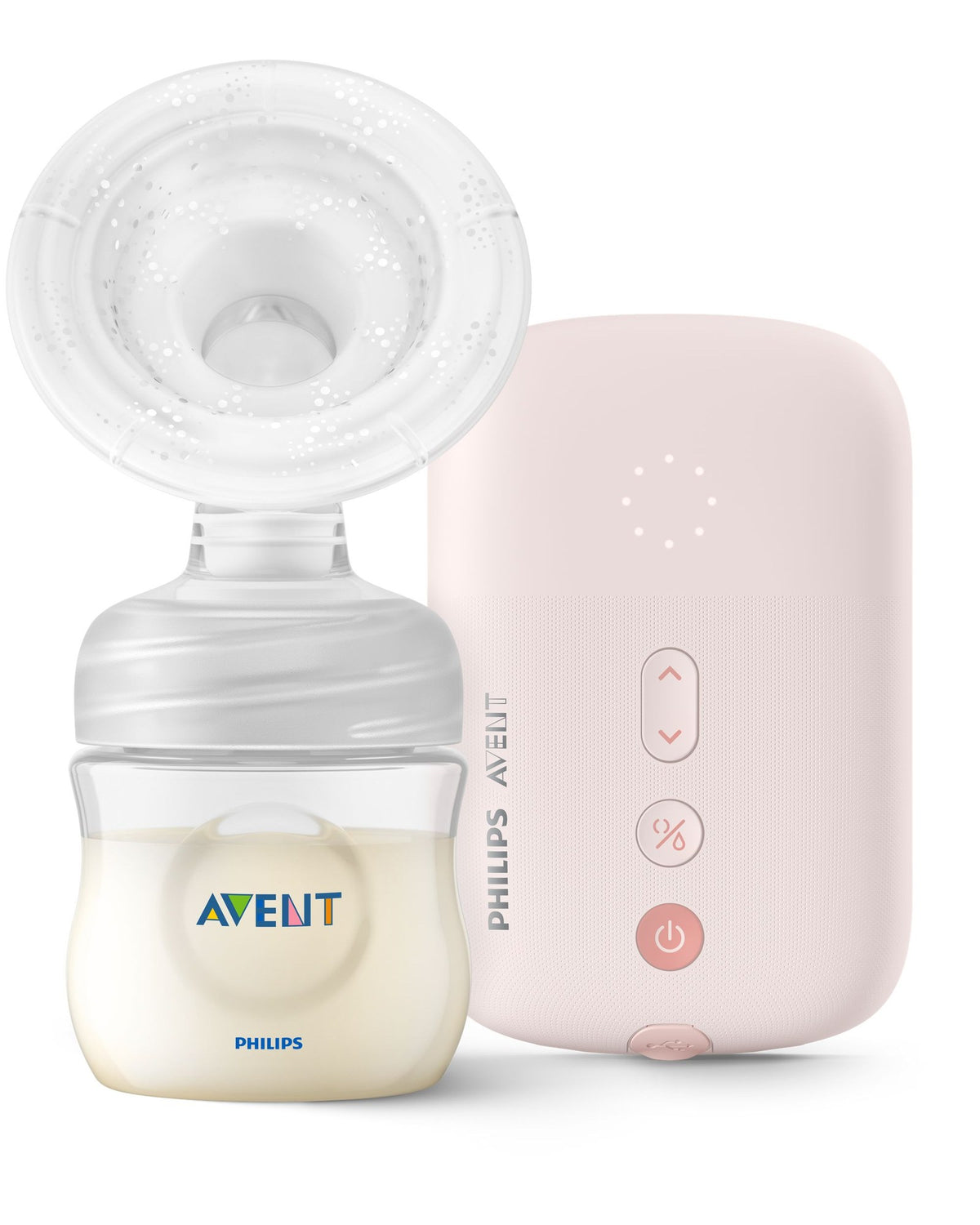 Молокоотсос Philips Avent SCF395/11 с бутылочкой и мотор-блоком