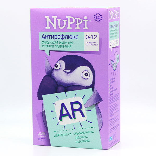 Nuppi Antireflux молочная смесь для детей с рождения 800 г