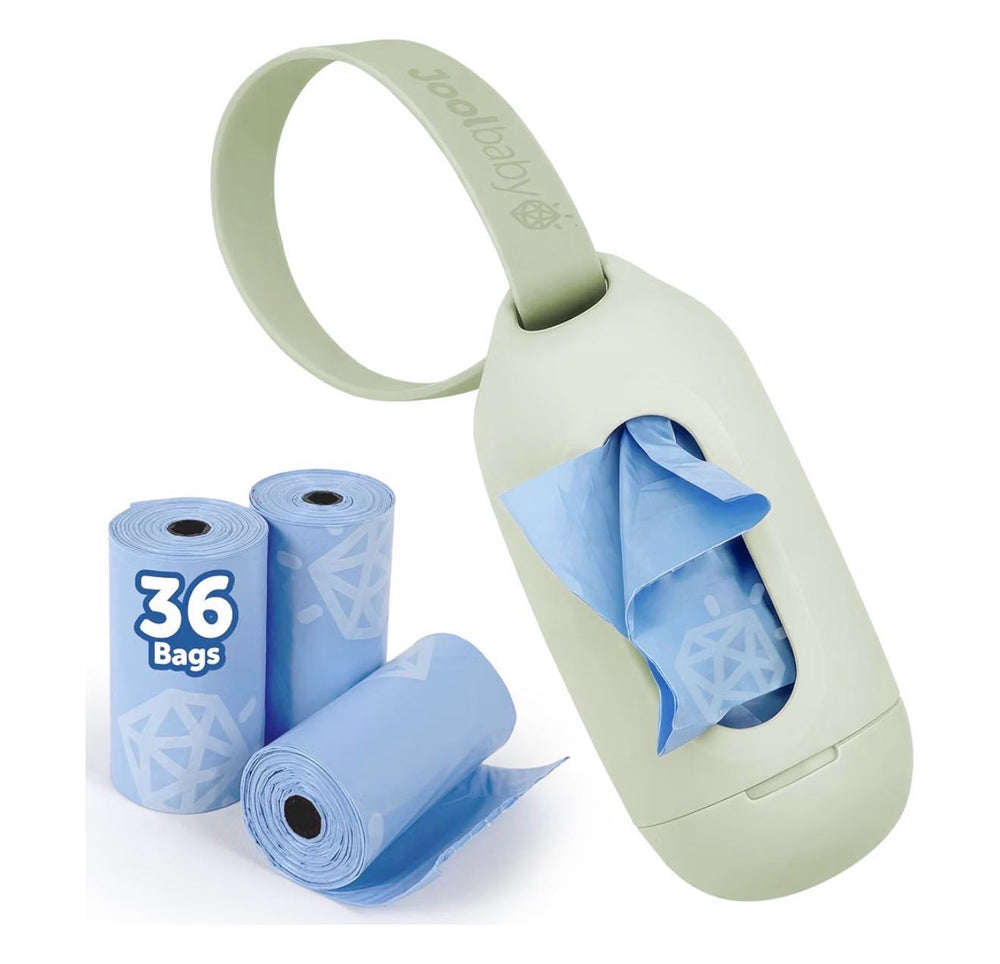 Jool Baby taglik paketlari dispenseri + 3 rulon, 36 ta paket