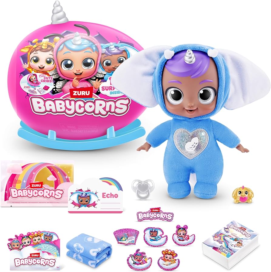 Zuru Plushcorns Doll Small плюшевая игрушка с деталями 20 см