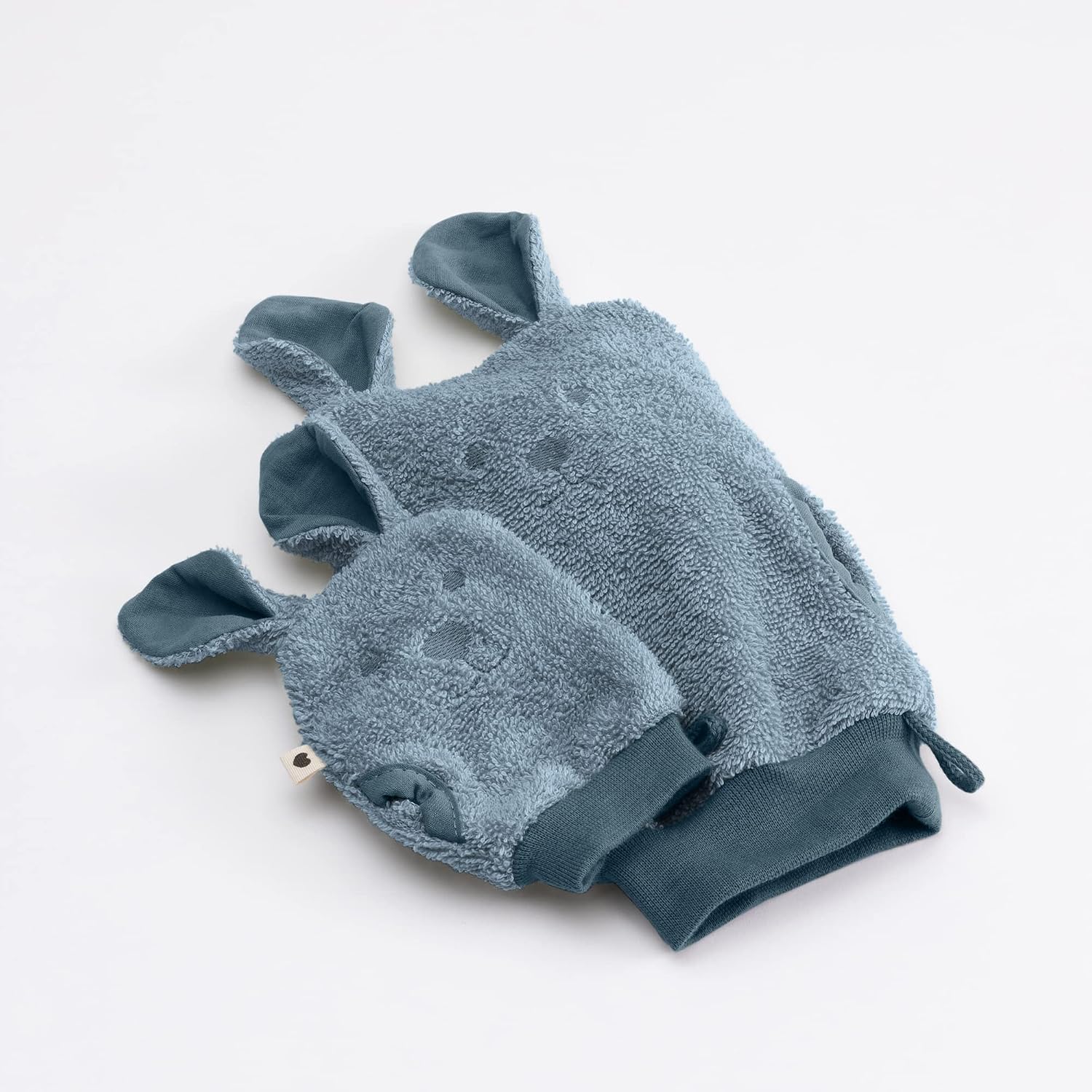 Рукавичка для купания BIBS Kangaroo, синяя