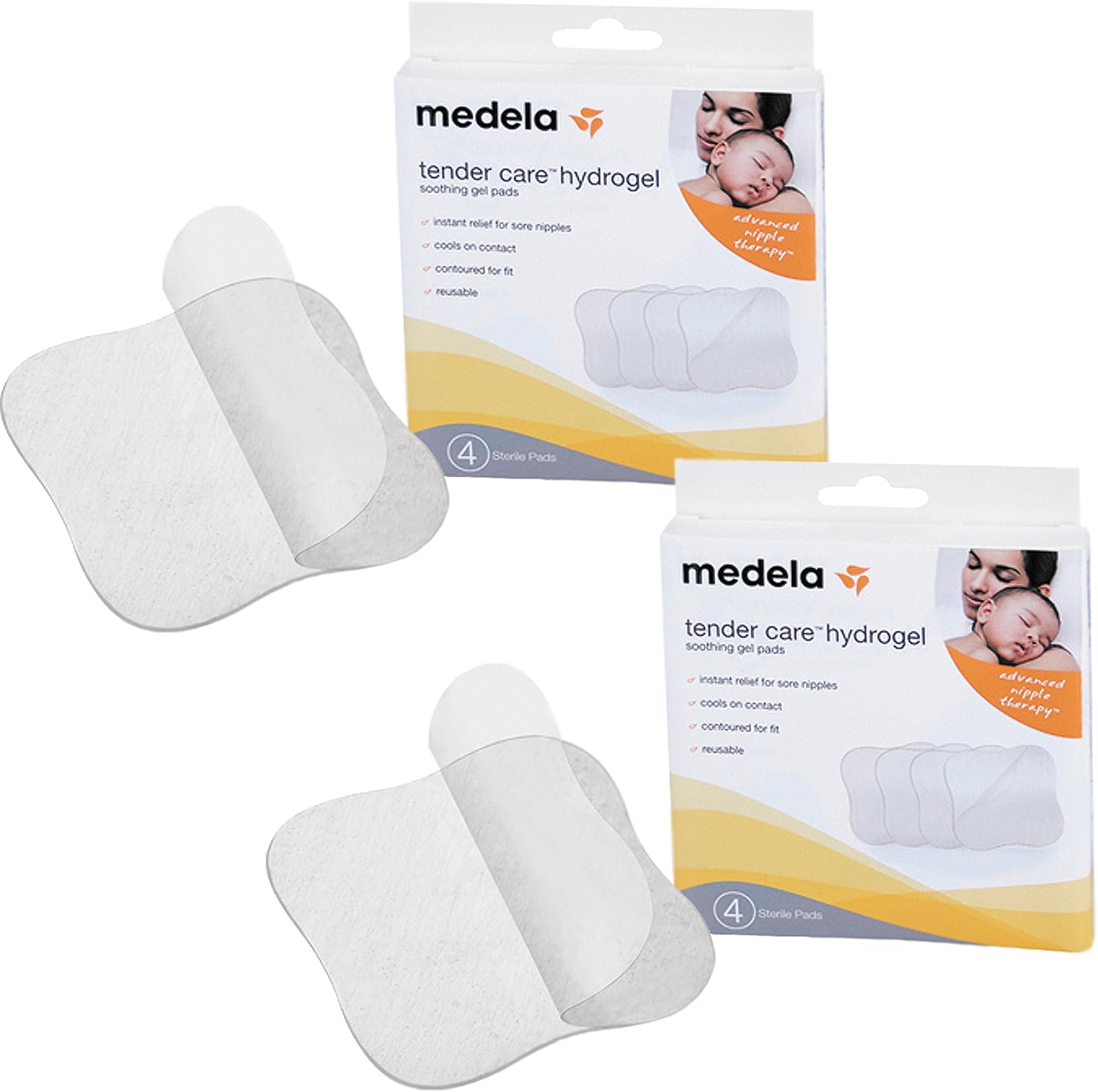 Гидрогелевые накладки Medela Tender Care для сосков, упаковка 4 шт