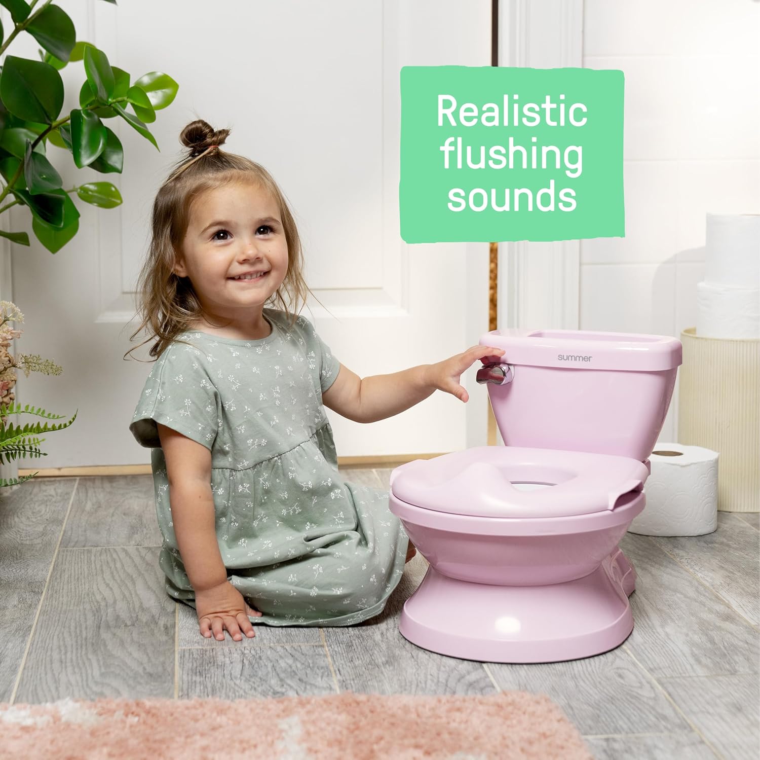 Детский горшок Summer Infant My Size Potty Pro 2-в-1 с эффектами смыва