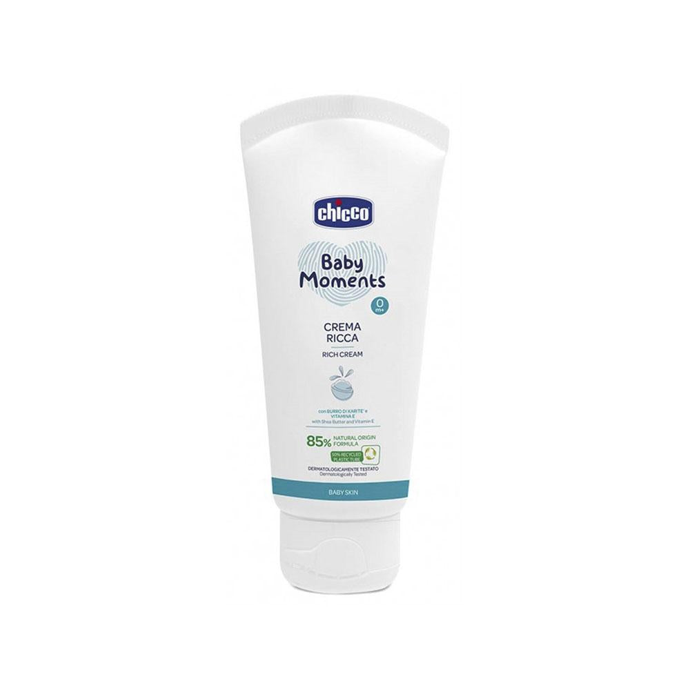 Chicco Baby Moments oziqlantiruvchi krem 0 oy+ 100 ml shi moyi