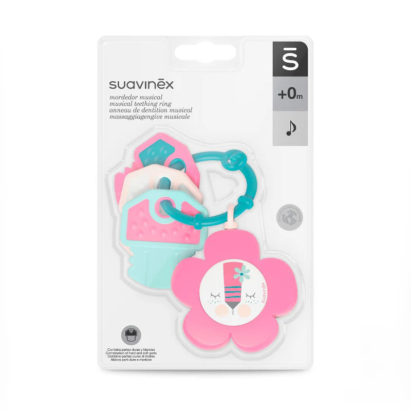 Прорезыватель Suavinex Musical Teether с музыкой 0+ месяцев