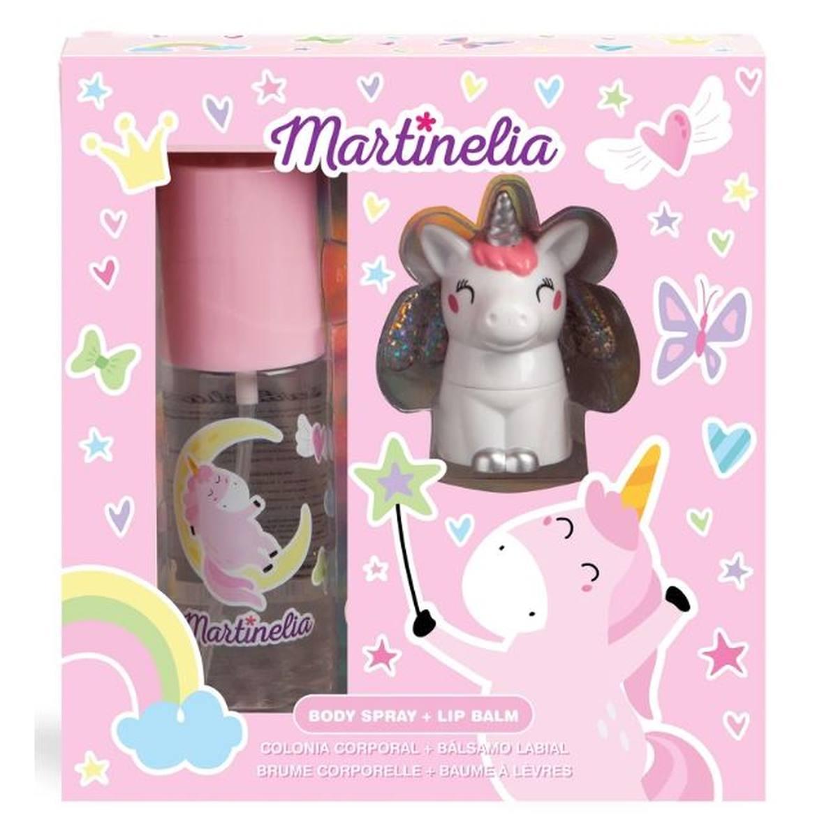 Lab uchun sprey va balzamlar to'plami Martinelia Unicorn, qizlar uchun