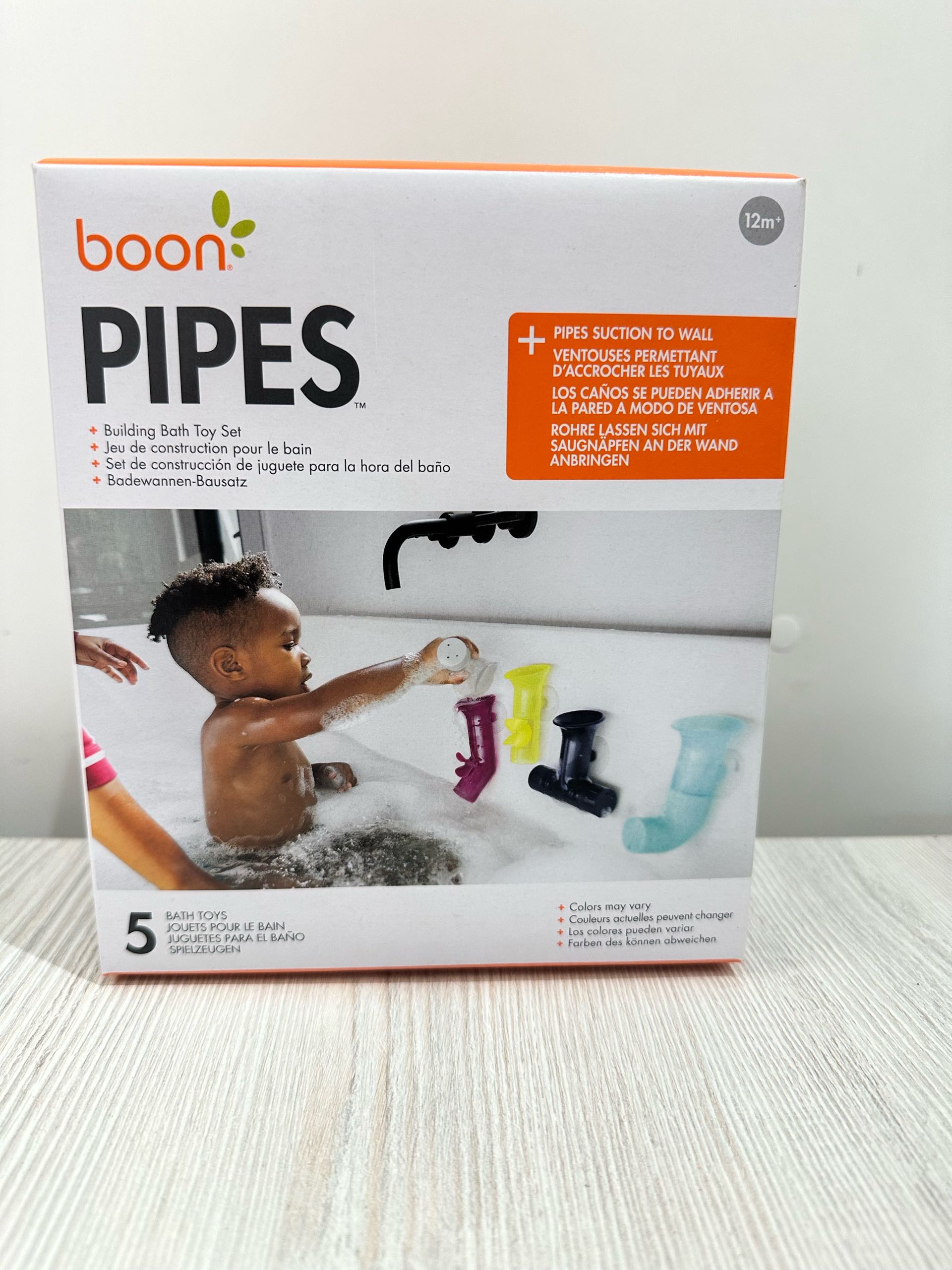 Boon Игрушка для ванны Трубы строительный набор многоцветный
