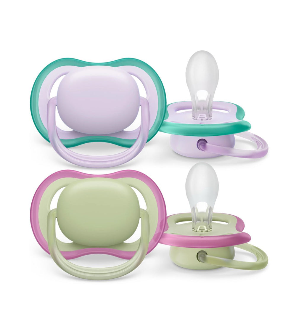 So'rg'ich Philips Avent Ultra Air, 0-6 oy, yumshoq silikonli