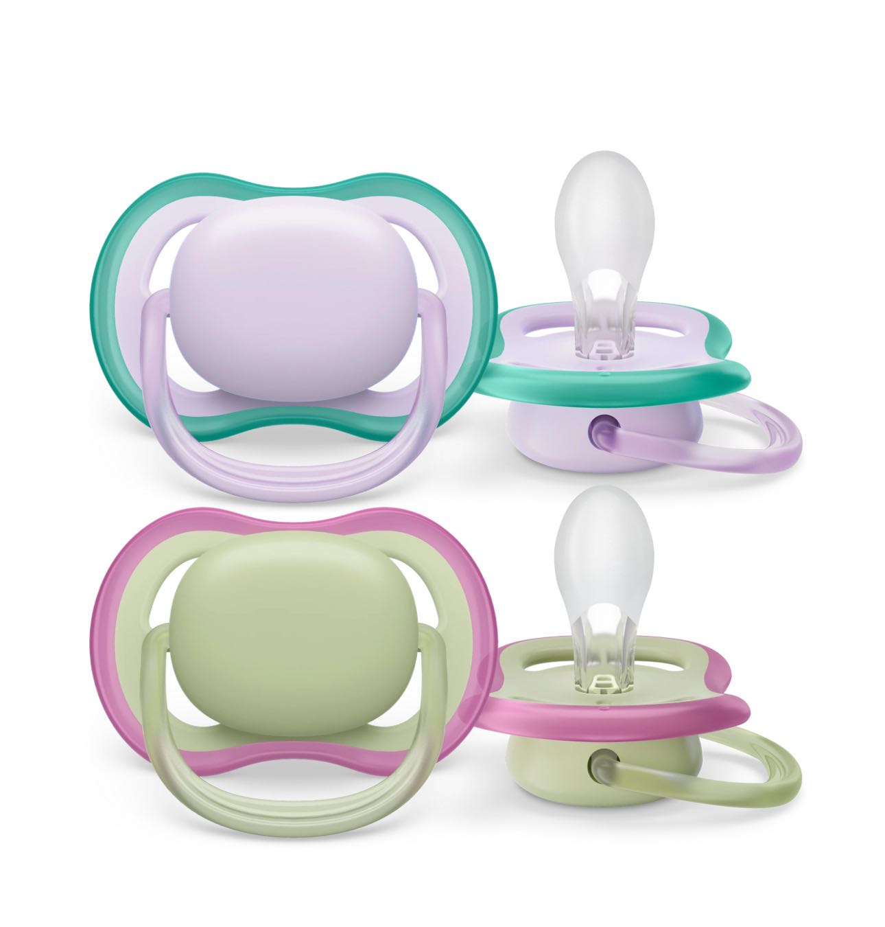 Пустышка Philips Avent Ultra Air силиконовая ортодонтическая 0-6 месяцев