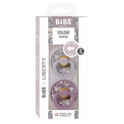 So'rg'ich BIBS x Liberty Capel lateks, 2-o'lcham, 2 dona, Fossil Grey Mix, 6-18 oy