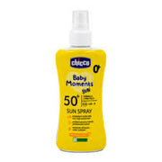 Солнцезащитное молочко-спреи Chicco Baby Moments SUN SPF 50 150 мл