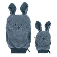 Bath Mits Kangaroo Bibs Синий