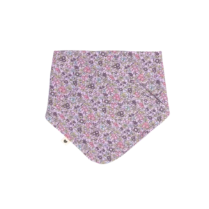 Слюнявчик BIBS x Liberty Chamomile Lawn хлопок 100% фиолетово-голубой