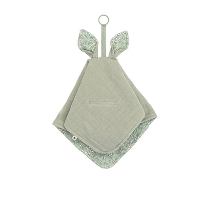 BIBS x Liberty Quddle Cloth Kenguru Capel Sage Yumshoq o'yinchoq, 0+