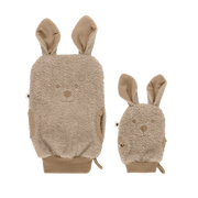 Cho'milish uchun BIBS Kangaroo qo'lqopi, bej rang