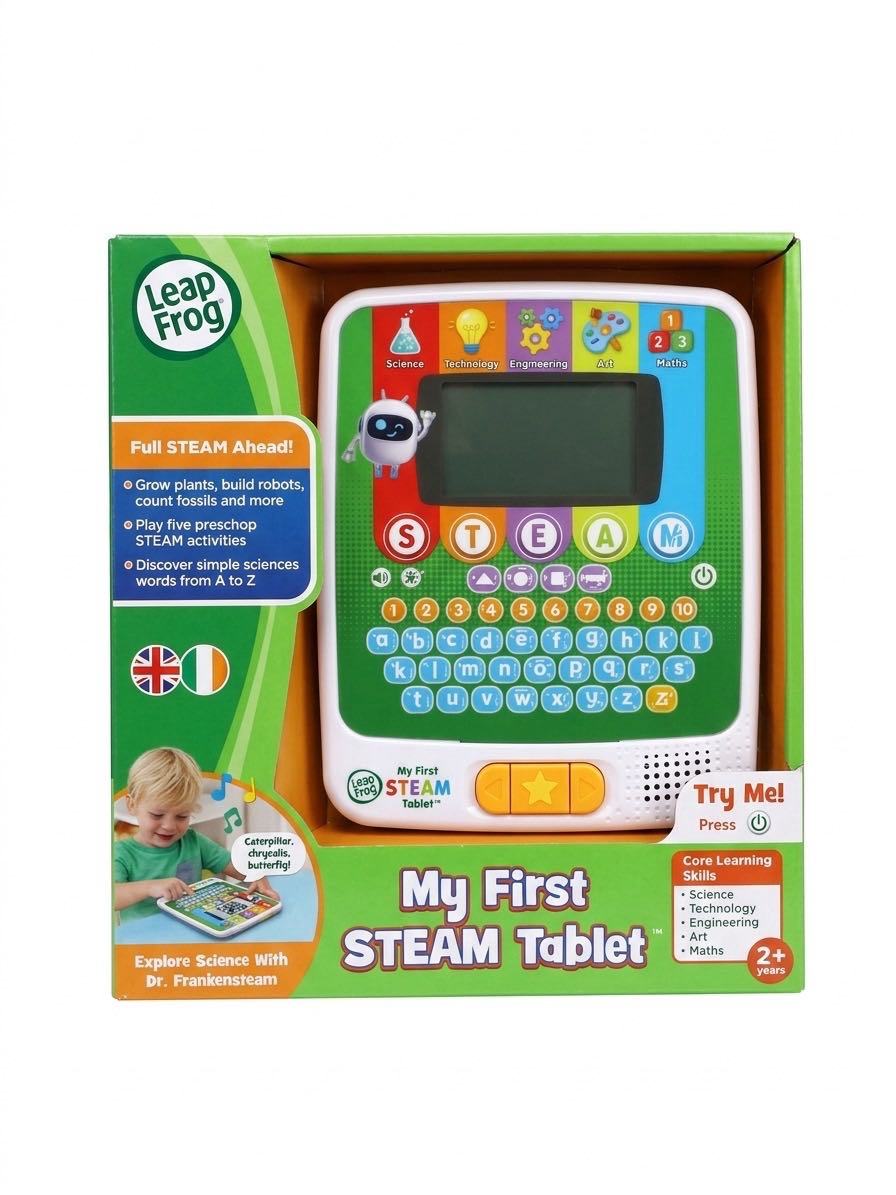 LeapFrog My First STEAM Tablet planshet o'yinchog'i, 5 o'yin, 2–5 yosh