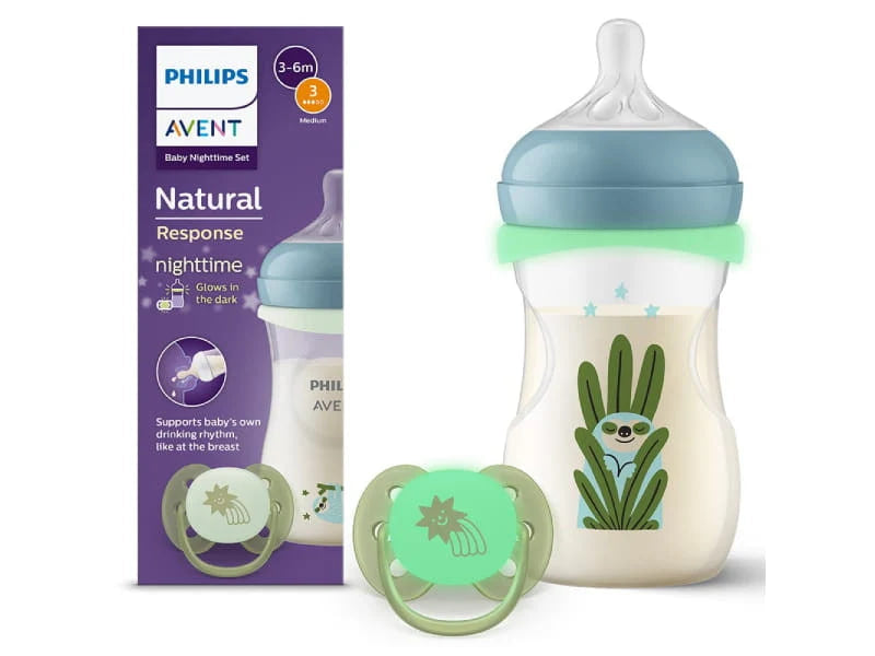 Набор Philips Avent Natural Response Nighttime, бутылочка 260 мл