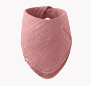 Слюнявчик-бандана BIBS 100% хлопок нежно-розовый с рождения