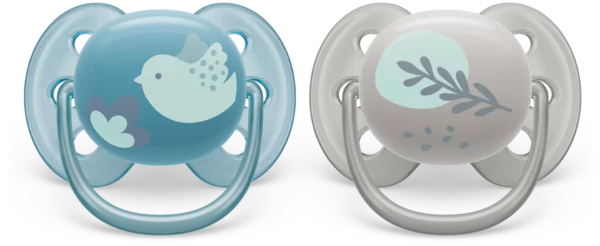 Пустышка Philips Avent Ultra Soft силиконовая 6-18 месяцев, 2 шт