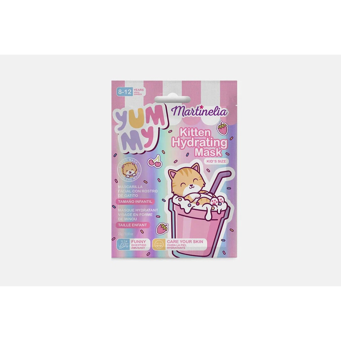 Martinelia Yummy Kitten увлажняющая маска для лица детская