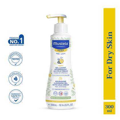 Mustela питательный очищающий гель с Cold Cream, 300 мл
