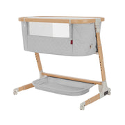 Приставная кроватка Carrello Prima электронная укачивание cloud grey