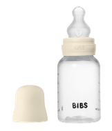 Бутылочка BIBS Baby Bottle Round 150 мл Slow Flow Ivory для новорождённых