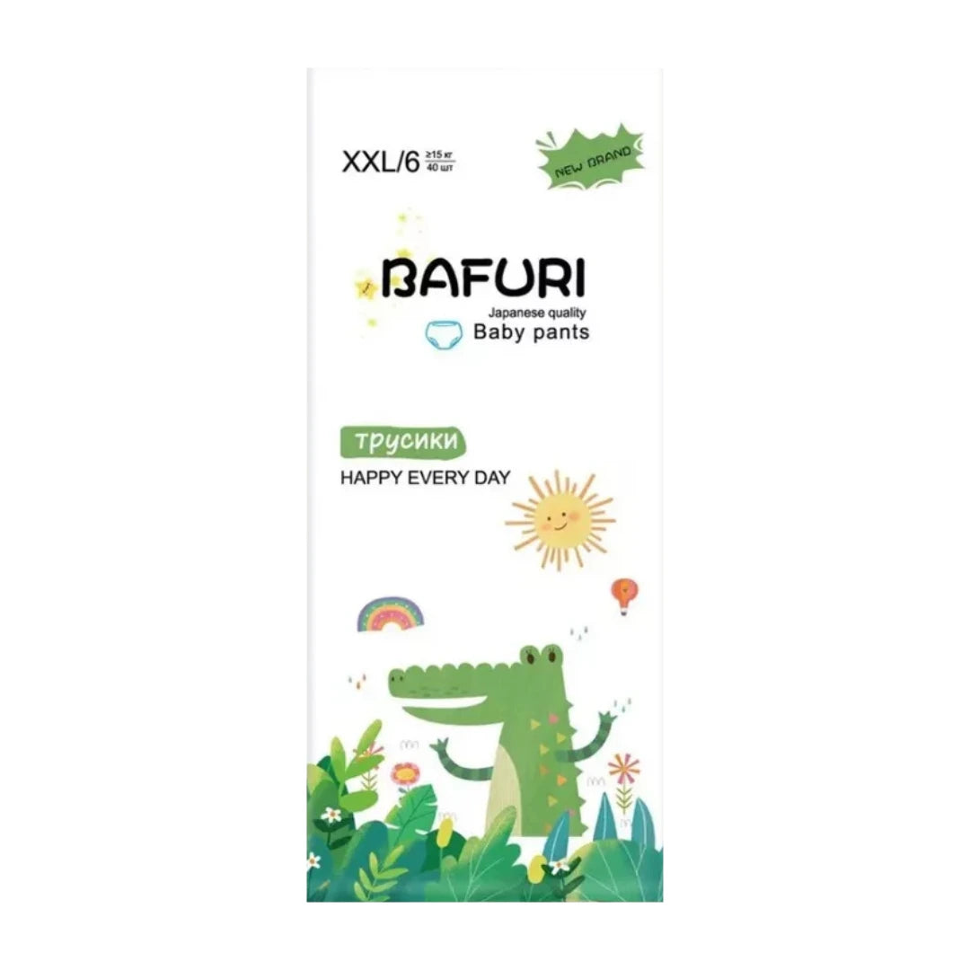 Подгузники Bafuri XXL размер 6 (16+ кг) 40 шт