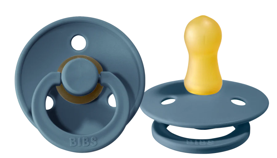 Пустышка BIBS Colour латексная Petrol размер 1 для новорождённых 0-6 месяцев