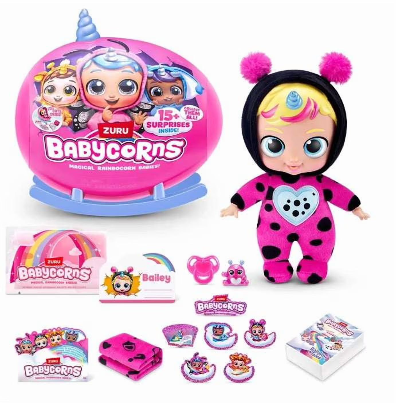 Zuru Plushcorns Doll Small плюшевая игрушка с деталями 20 см