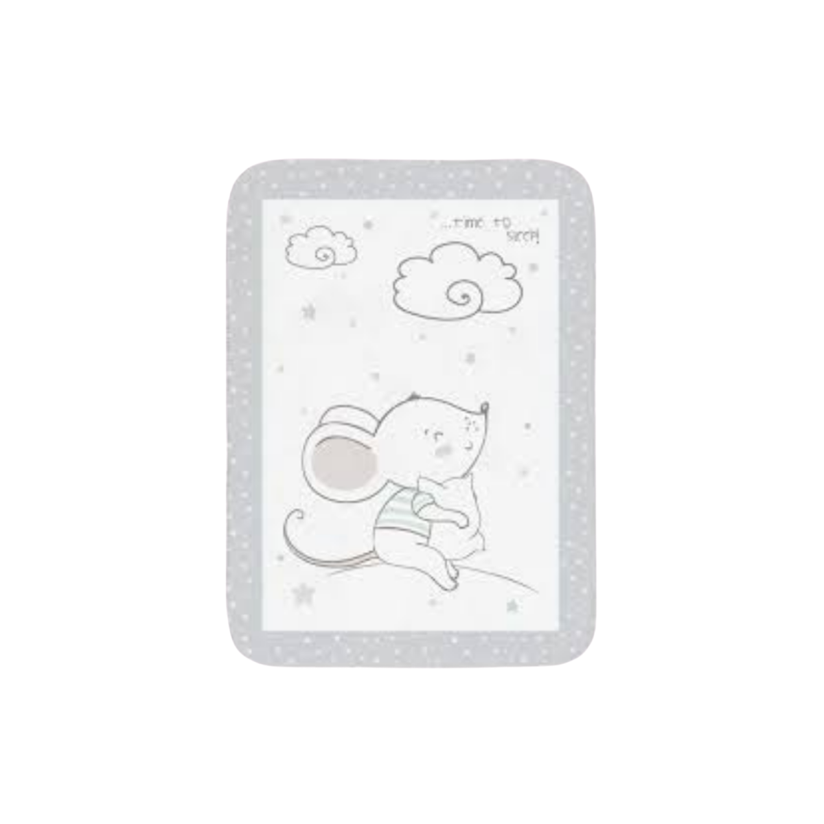 Одеяло Kikkaboo Joyful Mice 110x140 см для новорождённых и малышей