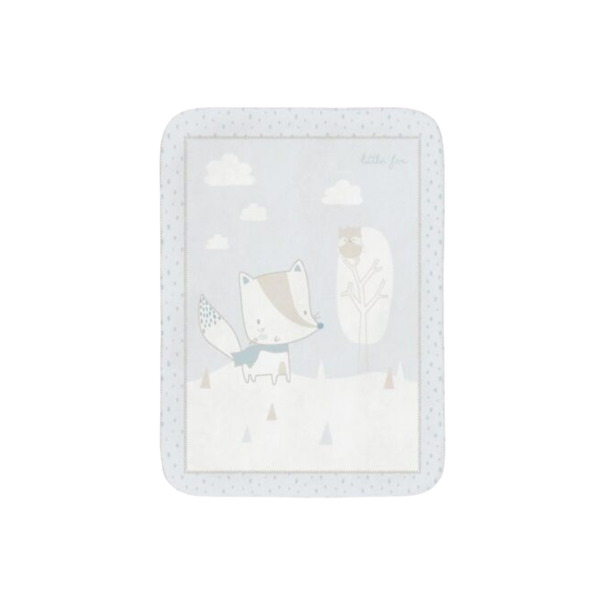 Одеяло KikkaBoo Little Fox 80х110 см для новорожденных
