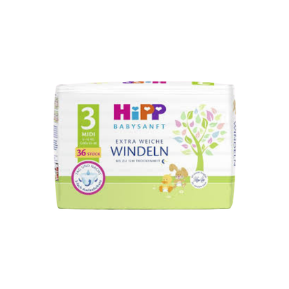 Подгузники HiPP Newborn 3 органические 4-9 кг 36 шт