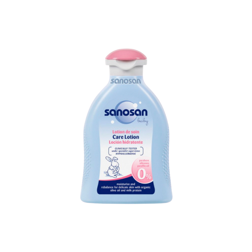 Sanosan chaqaloqlar uchun parvarishlovchi loson (0 ml+ 200 ml)