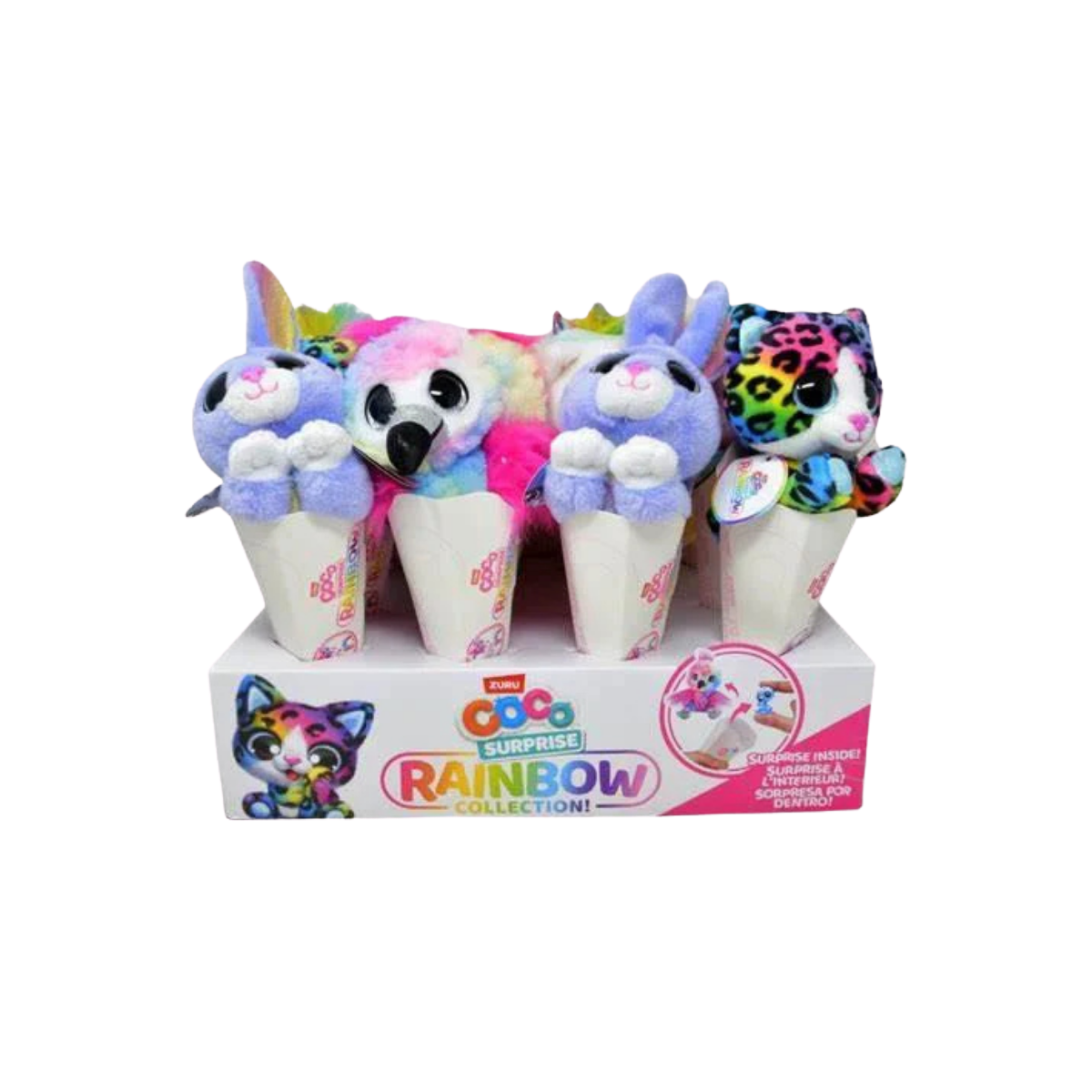 Zuru Coco Cones Nellie плюшевая игрушка мягкая 3+ лет