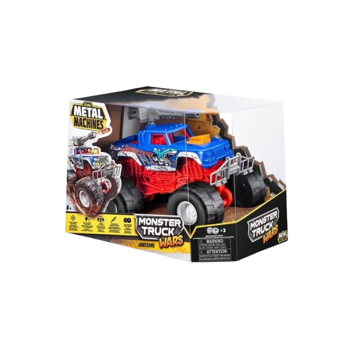 Zuru Metal Machines Monster Truck металлическая машинка для детей от 3 лет