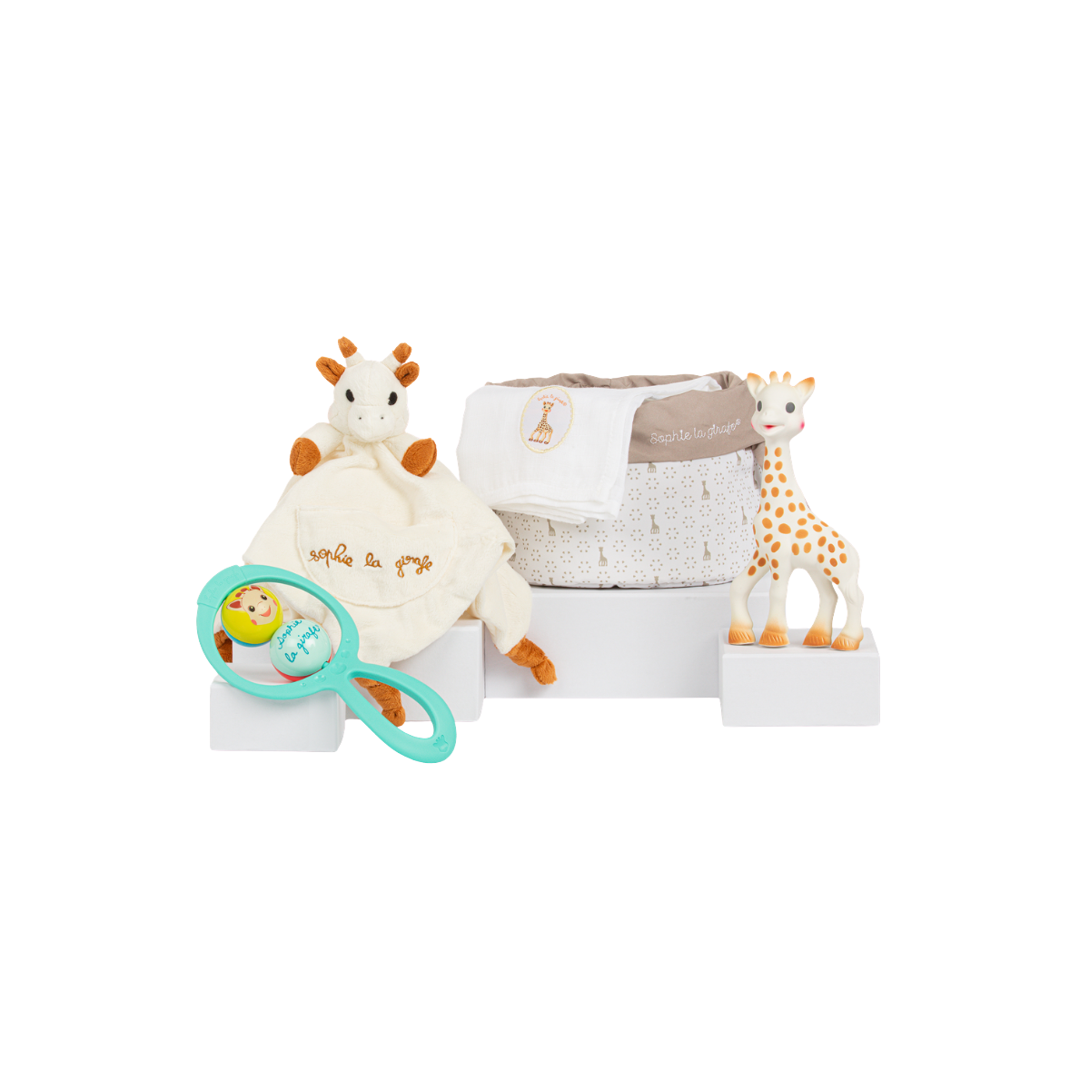 Vulli Sophie la girafe подарочный набор для новорождённых с прорезывателем
