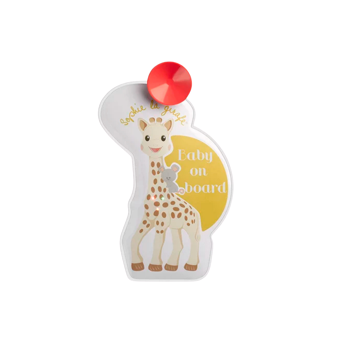 Указатель Baby on Board Sophie la girafe для автомобиля с присоской