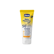 Крем солнцезащитный Chicco Baby Moments SUN SPF 50+ минеральный 75 мл