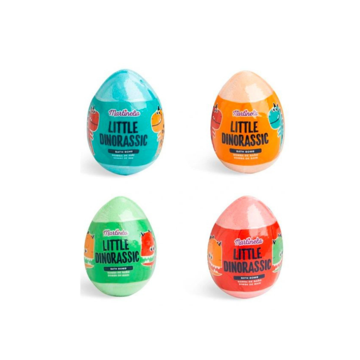 Martinelia Little Dinosauric Bath Bomb 100 г с игрушкой для детей 3+