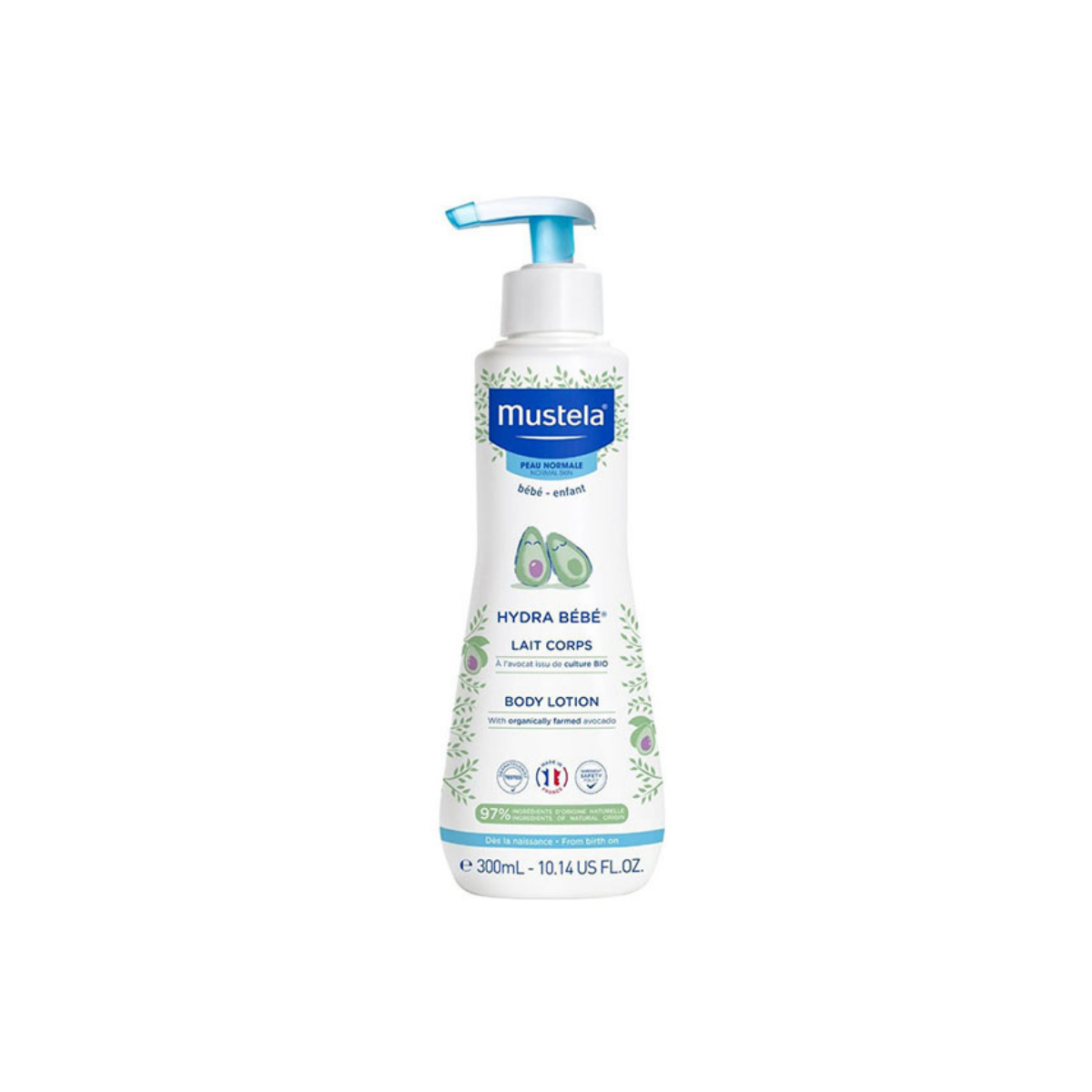 Mustela Hydra Bebe лосьон для тела увлажняющий 300 мл
