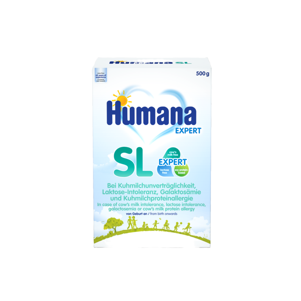 Humana SL Expert безлактозная смесь соевый белок 500 г