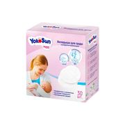 Вкладыши для груди YokoSun 60 шт впитывающие мягкие